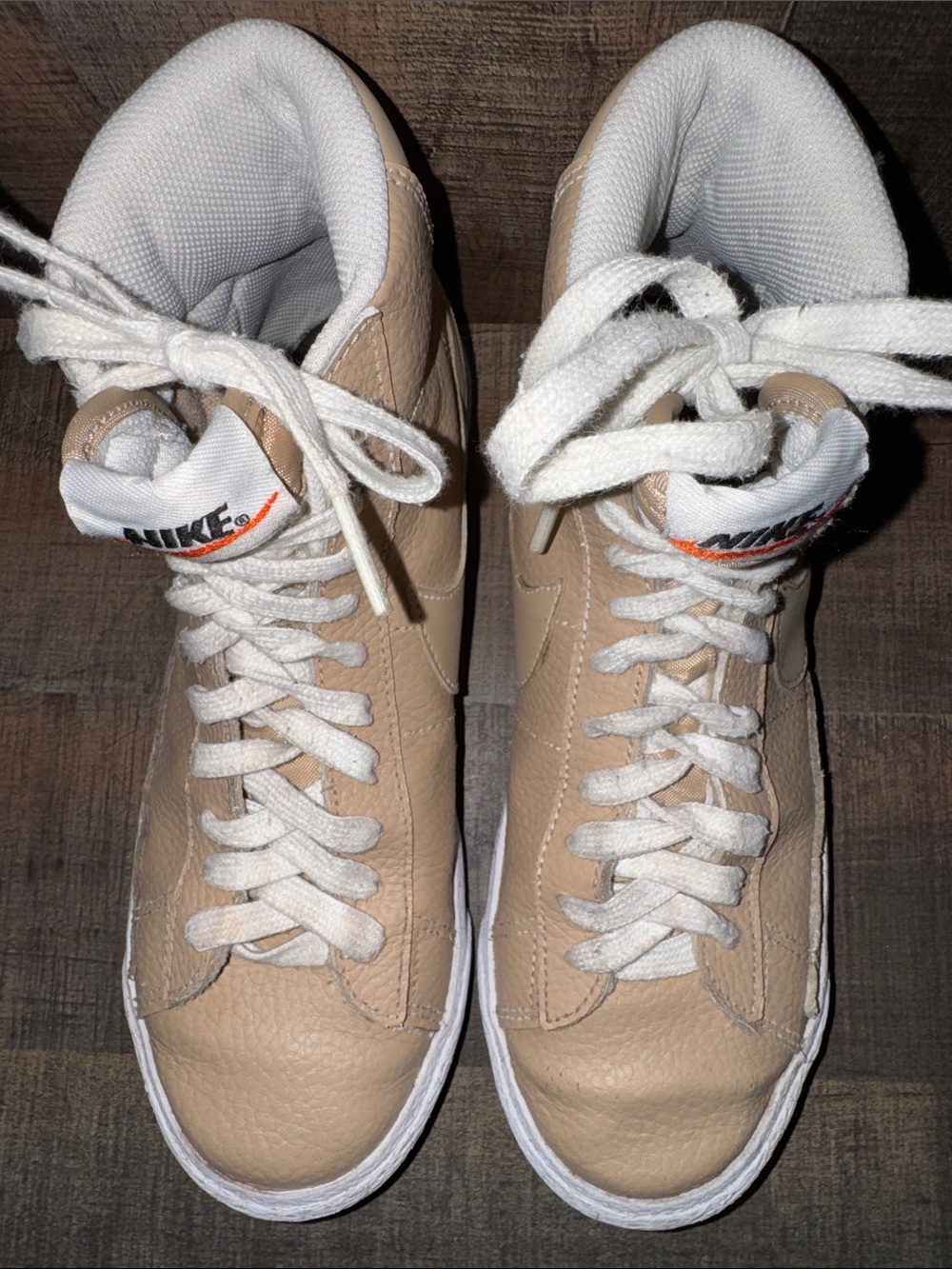 Nike BLAZER MID premium line summit sneakers-size Y5 - Picture 4 of 10